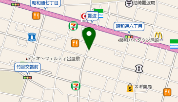 キコーナ 尼崎中央店の地図画像