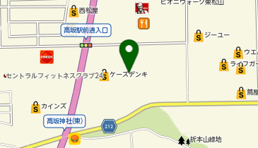 パソコンクリニック ケーズデンキ ピオニウォーク東松山内店の地図画像