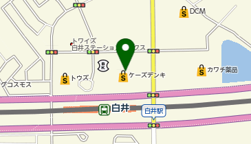 パソコンクリニック ケーズデンキ 白井駅前店内店の地図画像
