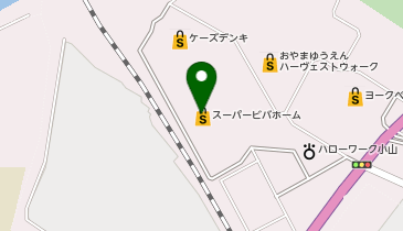 パソコンクリニック ケーズデンキ ハーヴェストウォーク小山内店の地図画像