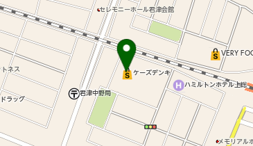 パソコンクリニック ケーズデンキ 君津店内店の地図画像