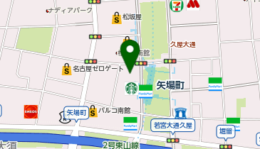スタジオプリンセス 名古屋店の地図画像