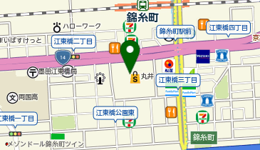 スタジオプリンセス 錦糸町店の地図画像