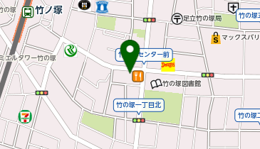 スタジオプリンセス 竹ノ塚店の地図画像