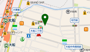 スタジオプリンセス 大船店の地図画像