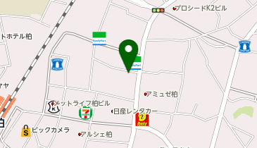 スタジオプリンセス 柏店の地図画像
