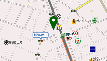 ガイアネクスト越谷店の地図画像