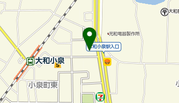 サイバーパチンコ大和小泉店の地図画像