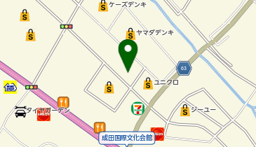 BEYOND 成田店の地図画像