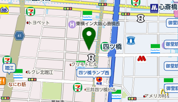 BEYOND 心斎橋店の地図画像