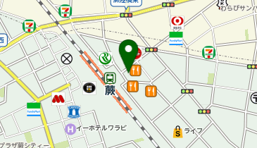 BEYOND 蕨店の地図画像