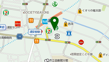 BEYOND 浦安店の地図画像