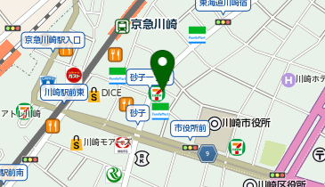 BEYOND 川崎店の地図画像