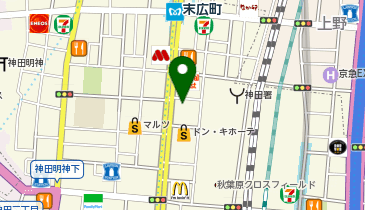 BEYOND 秋葉原店の地図画像