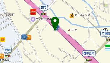 BEYOND 甲府国母店の地図画像