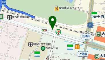 BEYOND 天王寺店の地図画像