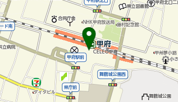 湘南美容クリニック 甲府院の地図画像