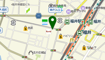 湘南美容クリニック 福井院の地図画像
