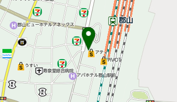 湘南美容クリニック 郡山院の地図画像