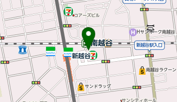 湘南美容クリニック 南越谷院の地図画像