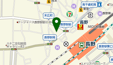 湘南美容クリニック 長野院の地図画像
