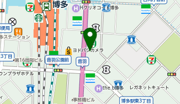 湘南美容クリニック 博多院の地図画像