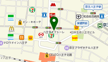 湘南美容クリニック 八王子院の地図画像