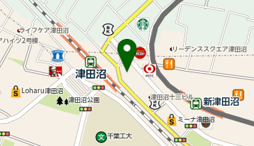 湘南美容クリニック 津田沼院の地図画像