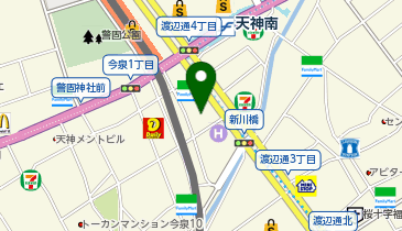 湘南美容クリニック 福岡院の地図画像