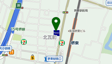 湘南美容クリニック 大阪堺東院の地図画像