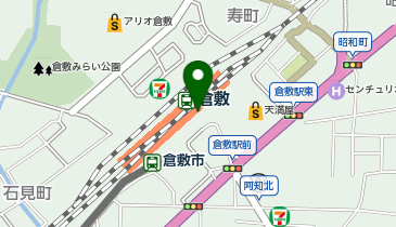 湘南美容クリニック 倉敷院の地図画像