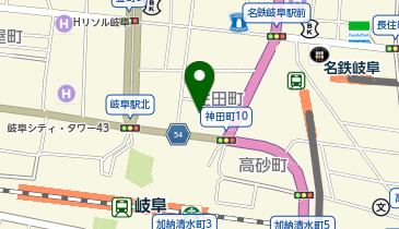 湘南美容クリニック 岐阜院の地図画像