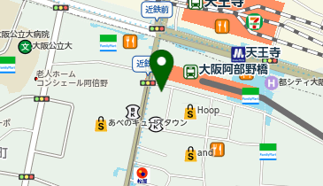 湘南美容クリニック 大阪あべの院の地図画像