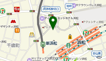 湘南美容クリニック 浜松院の地図画像