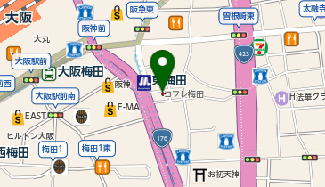 湘南美容クリニック 大阪駅前院(女性限定)の地図画像