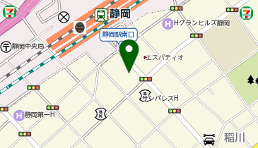 湘南美容クリニック 静岡南口院の地図画像