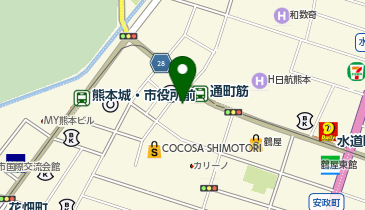 湘南美容クリニック 熊本院の地図画像