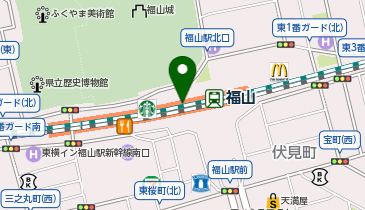 湘南美容クリニック 福山院の地図画像