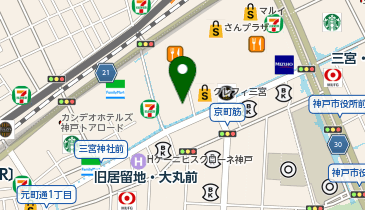 湘南美容クリニック 神戸三宮院の地図画像