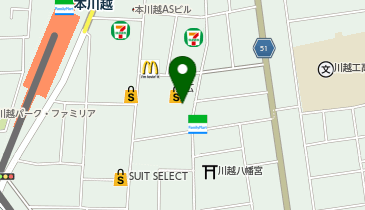 ショップハーバー(HABA) 【百貨店】丸広百貨店 川越店の地図画像