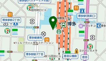 ショップハーバー(HABA) 【百貨店】博多阪急の地図画像