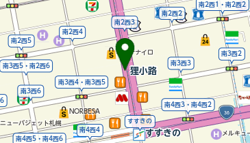 ショップハーバー(HABA) 【直営店】さっぽろポールタウン店の地図画像