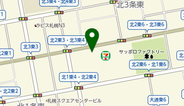 Snow Peak SAPPORO FACTORYの地図画像
