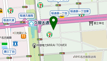 NTTアーバンバリューサポート 東海オフィスの地図画像