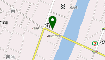 アザレ化粧品 大河原サロンの地図画像