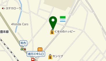 くすりのハッピー 知古店の地図画像