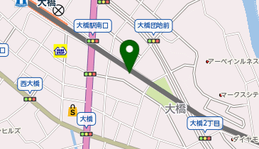 ドラッグ新生堂 大橋店の地図画像