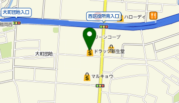 ドラッグ新生堂 福重店の地図画像