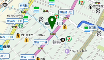 ハリー・ウィンストン 銀座店の地図画像