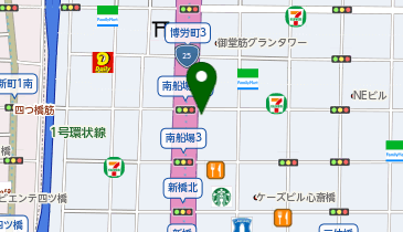 ハリー・ウィンストン 心斎橋店の地図画像